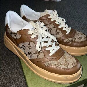 Gucci Run Interlocking GG Logo Sneaker Shoes Size US 44